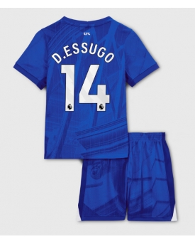 Billige Fotballdrakt Chelsea Dario Essugo #14 Replika Hjemmedraktsett Barn 2025-26 Kortermet (med bukser)